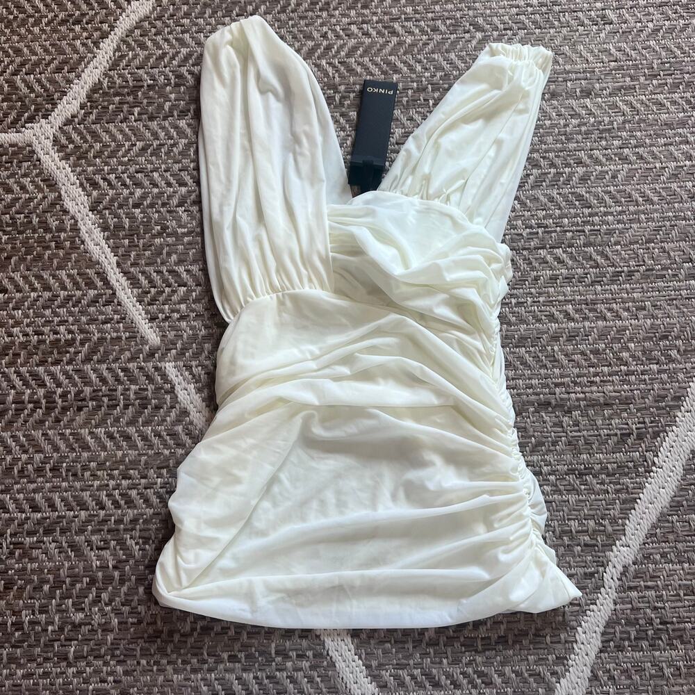 PINKO LALABEL Blouse SZ LG (Read Description)